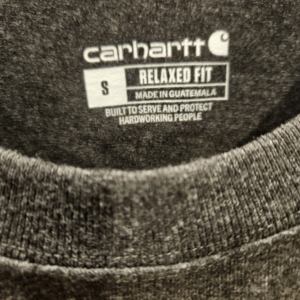 Mens Gray Carhartt Texas Cities heavyweight short sleeve T-Shirt Small NWOT - Picture 3 of 6